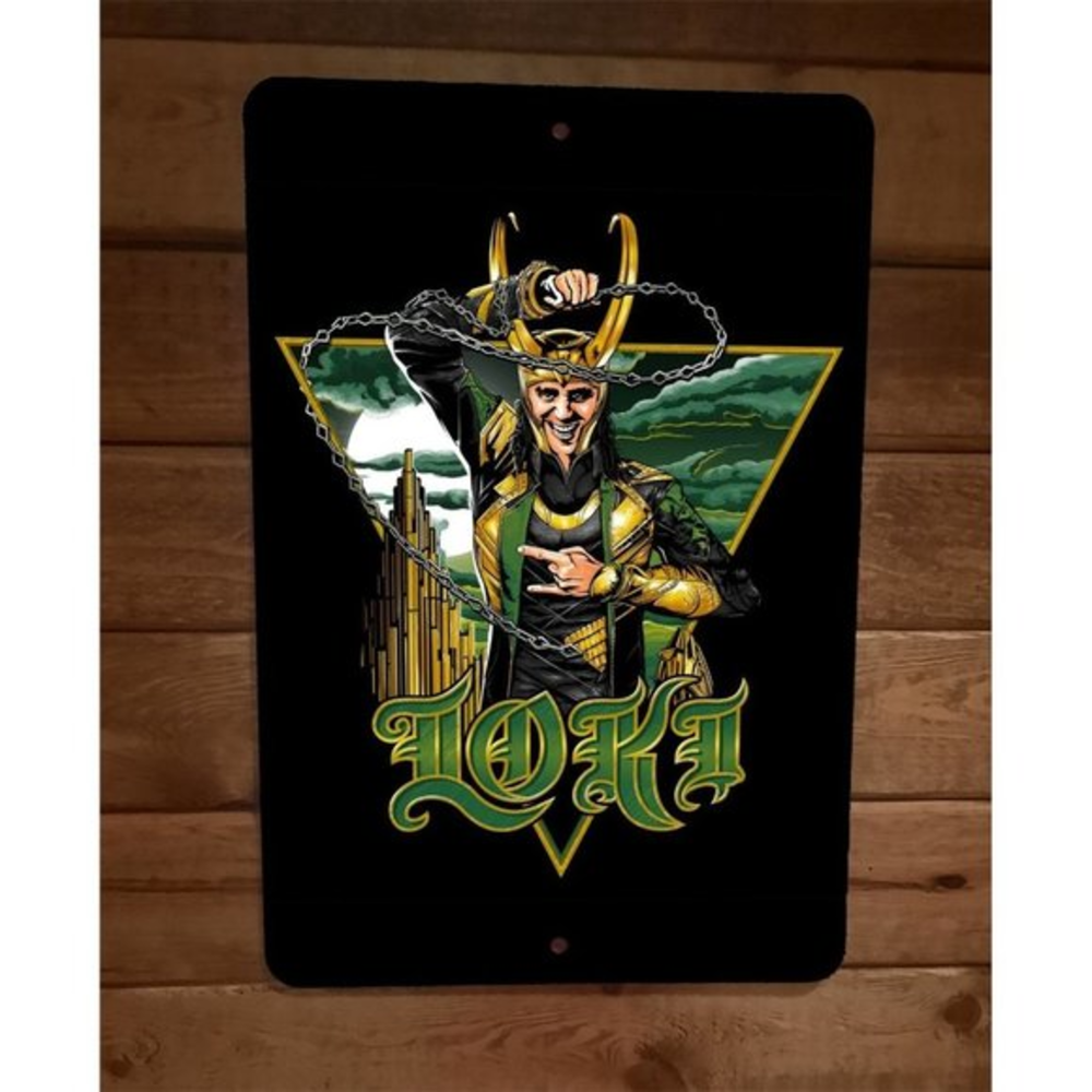 Loki Holy Diver Dio Parody‎  8x12 Metal Wall Sign